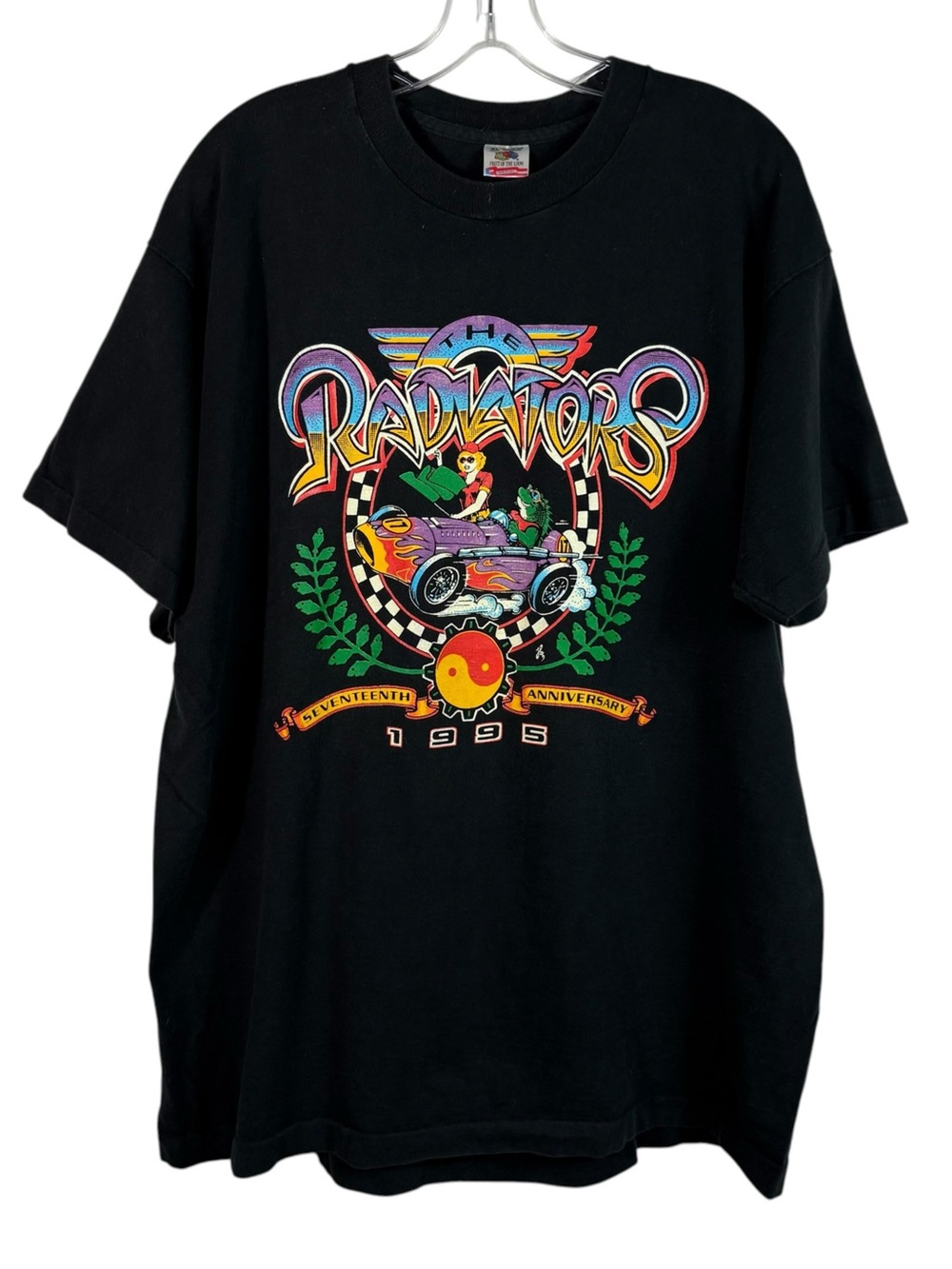 The Radiators Vintage 1995 17th Anniversary Single Stitch Band T-Shirt 90s XL